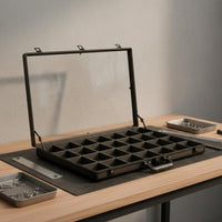 Custom Size Aluminum Alloy Toolbox Lock Design Acrylic Lid Tool Case Long-Lasting Aluminum Tool Case Sturdy Handle for Workshop