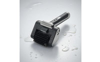 Built-in Light Electric Grill Brush Cylindrical Motorized Bbq Brush Rechargeable Outdoor Cleaning Tool Metal Housing for Barbecue Grates