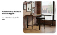 Built-in Footrest Bar Stool with Backrest Anti-Scratch Feet Industrial Backrest Stool Stable Structure Tall Seat Heavy Duty for Adults, Business Owners, Homeowners, Cafe, Restaurant, Kitchen, Dining Room