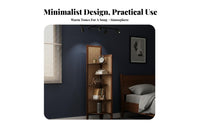 5-Tier Corner Shelf Space-Saving 5-Tier configurationTier Triangular Shelf Seamless Wall Display Rack for Homeowners, Renters, Bedroom