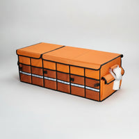 Car Trunk Organizer with Lid Large Capacity Trunk Organizer with Lid Portable Waterproof for Travelers, Road Trips