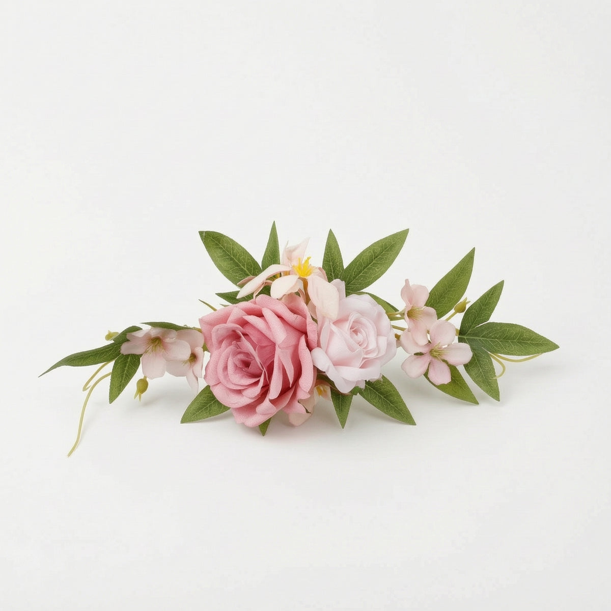 Horizontal Artificial Flower Cake Topper Layered Rose Cake Decoration Reusable Decorations Easy to Use for Bakers, Dessert Table