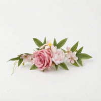 Horizontal Artificial Flower Cake Topper Layered Rose Cake Decoration Reusable Decorations Easy to Use for Bakers, Dessert Table