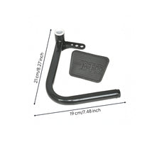 Embossed Grip Pattern Electric Tricycle Brake Pedal White Plastic Liners Metal Brake Pedal Assembly Textured Vehicle Hardware Mounting Holes