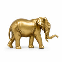 Elephant Figurine Shiny Elephant Statue Glossy for Homeowners