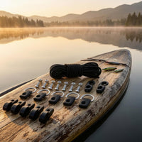 Stainless Steel Kayak Elastic Cord Kit Hook and Loop Set Elastic Cord Hardware Kit Mounting Parts Outdoor Gear High Elasticity