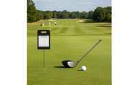 Long Drive Marker Construction Nearest Cup Closeness Marker Weatherproof Card Holder Golf Competition for Tournaments