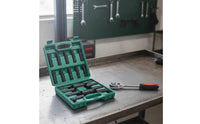 Socket Set with Case Long Deep Socket Set Vanadium Steel Tools for Mechanics, DIY Hobbyists, Garage, Workshop
