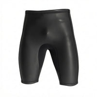 2mm Neoprene Shorts Glossy Neoprene Swim Shorts Thermal Waterwear Warm for Surfers, Pool Training