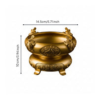 Aromatic Burner Metal Aromatic Burner Bowl Ornate for Living Room, Entryway