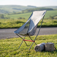 Folding Camping Chair Compact Camping Chair Non-Slip Furniture for , Beach, Barbecue