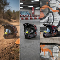 Motocross Helmet off-Road Downhill Helmet Streamlined Safety for Riders, Karting