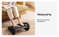 beneath-desk Foot swing Non-Slip Footrest Rocking Motion Massaging Surface for Living Room