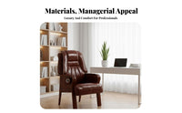 Reclining Computer Chair Managerial decompresssign rotating Seat Highspine-supporting Ergonomic Support for Professionals