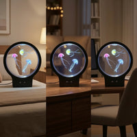 Jellyfish Lamp USB Powered Jellyfish Light Color Changing Aquarium Lamp for Bedroom, Office Desk, Living Room