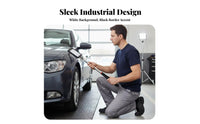 Telescoping Illuminated Inspection Mirror Portable Illuminated Lighted Inspection Mirror Lightweight Non-Slip Grip for Mechanics