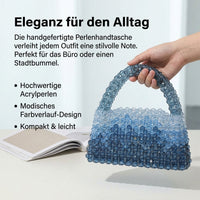 High-quality handbag, fashionable acrylic box bag 22x10x5cm, versatile handmade crossbody bag for evening & parties