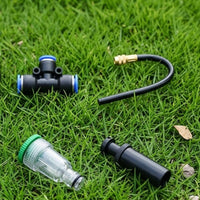 Misting Kit with Brass Nozzles DIY Misting System with Strainer Compatible Drips Irrigation Kit for Gardeners, Greenhouse