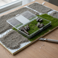 Realistic Model Scenery Grass Mat for Dioramas and DIY Crafts