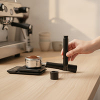 Espresso Stirrer with Attractive Base Retractable Coffee Powder Wire Stirrer