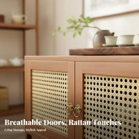 Multi-Functional Chinese aesthetic Tea Station Space-Saving Design Household Storage Integrated Water Kettle Holder Display Shelf Tiered Shelving for Homeowners, Collectors, Living Room, Study, Office, Kitchen