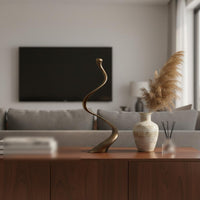 Spiral Candle Holder Minimalist Abstract Candle Stand Sculptural Home Decoration