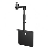 Flat Base Telescopic Display Device Stand Locking Knob Height Adjustable Display Device Stand for Bedside Cabinet