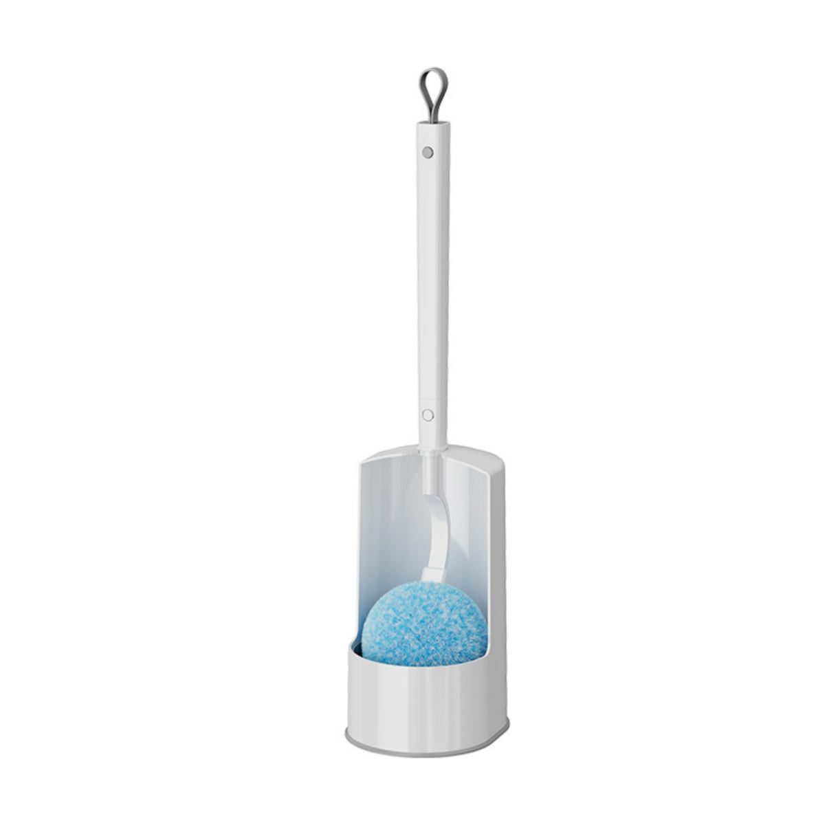 Toilet Brush with Holder Floor-Standing Toilet Brush Space-Saving Drain-dryFree for Bathroom