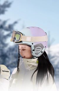 oddivski新款儿童滑雪头盔男女童安全防撞单双板雪盔专业滑雪护具