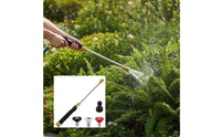 High-Pressure Washer Attachment with Interchangeable Nozzles Garden Hose Nozzle Cleaning Attachment Metal Cleaning Tool