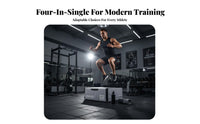 4 Pieces Stackable Soft Plyo Box Set Power Training Stackable Foam Block Set Adjustable Height Fitness Equipment for Athletes, HIIT fitness activitys