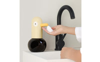 Rechargeable Yellow Duck Soap Dispenser Battery Powered Duck Soap Dispenser