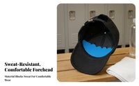 Anti-Dirt Self-Adhesive Brim Pad Curved Shape Hat Brim Pad Scalloped Edge Self Adhesive Hat Liner Textured Woven Surface
