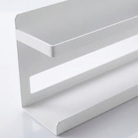 Wrap and Fridge Organizer for Countertop or Kitchen Racks, 1-Tier Powder Coated Iron