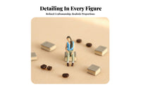 Mini Landscape Decoration High Intricate Miniature People Model Miniature Scene People Figurine Hand Painted Resin Character