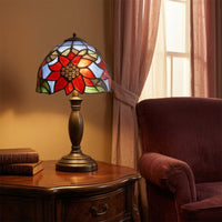 Stained Glass Lamp Shade Handcrafted Lighting Decorative for Home Stylists, Living Room