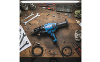 All-Copper Engine Water Feed Bore Drill Overload Protection Handheld Abrasive Bore Drill Safety Clutch Power Tool Heavy Duty for Plumbers, Electricians, Professionals