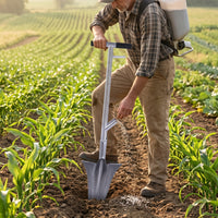 Fertilizing with T-Handle Pointed Fertilizer Applicator Ergonomic