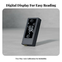 Backlit LCD Display Digital Angle Gauge with 360° Measurement Digital Level Aluminum Alloy Body for Carpenters, Home Renovation