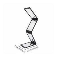 Four-Section Mirror Portable Three-Sided Mirror Foldable Personal Care Item for Makeup
