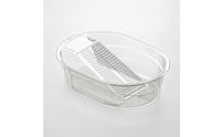 Laundry Basin with Washboard Transparent Laundry Tub with Washboard Portable Deep for Dorm Room, Apartment