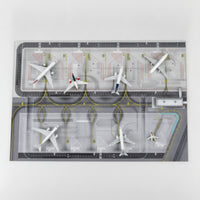 Model Airplane Display Base Premium Airport Diorama Accurate Airport Diagram Sheet for Hobby Rooms