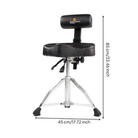 Adjustable Drum Stool Thickened Frame Adjustable Drum Seat Portable Musical Equipment for Stage Performance