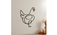 Turkey Silhouette Wall Art Modern Turkey Wall Decor Outdoor for Autumn, Entryway