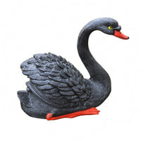 Feather Texture Floating Swan Figurine Vivid Detail Floating Swan Ornament Lifelike Water Ornament for Garden, Courtyard