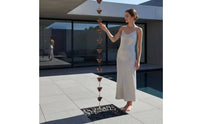 Rain Chain Textured Rain Chain with Cups Weather Resistant Downspout Replacement for Homeowners, Porch, decor