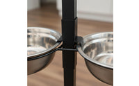 Stable Base Stainless Steel Dog Bowl Set Sturdy Elevated Pet Bowl Set Easy to Clean Raised Pet Feeder Rust-Resistant