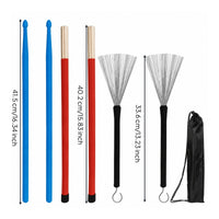 Drum Accessory Bundle Mixed Material Performance Gear Nylon Sticks