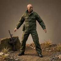 1/6 Scale Doll Outfit Dark Green Doll Workwear Set Long Sleeve Work Jacket and Pants Set