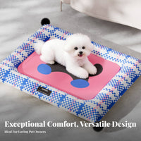 Washable Dog Bed All Seasons Use Reversible Pet Mat Double-Sided Reversible Pet Mattress for Sofa